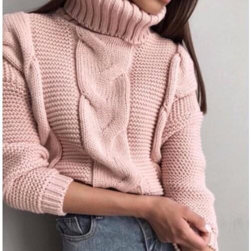 Winter Sweater Women Turtleneck Sweater Womens Sweaters 2019 Sweater Female Knitted Pullovers Women Sweater Pull Femme Sweter