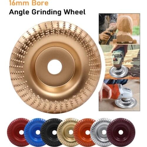 16mm 5/8" Grinding Wheel Wood Sanding Carving Rotary Tool Shaping Abrasive Disc Angle Grinder Woodworking Tool