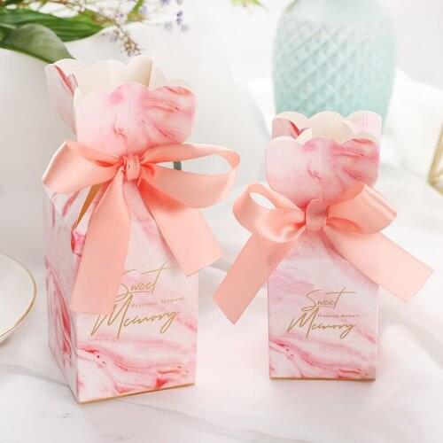 2018 elegant vase shaped wedding candy boxes 2 sizes sugar candy containers event party supplies gift case gift box tablewares