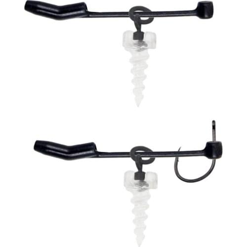 25pcs Carp Fishing Accessories Hook Sleeves Ready D-rig Aligner Hooks Boilies Terminal Tackle Anti Tangle Sleeves Up Tackle