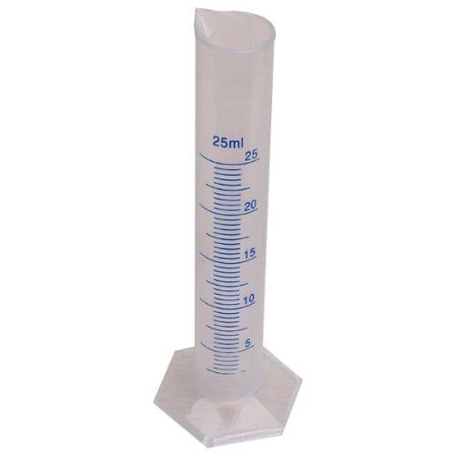 4 pcs Transparent Plastic Measuring Cylinder