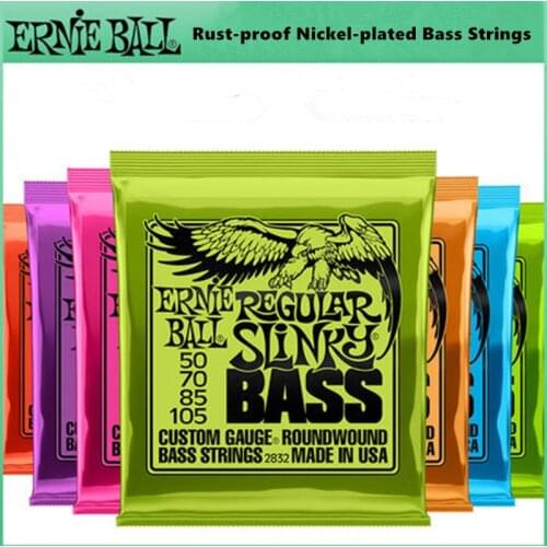 Ernie Ball Bass Strings Hybrid Slinky Nickel-plated Rust-proof 5 4 Bass Strings Musical Instruments