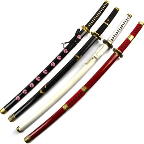 One Piece Roronoa Zoro Anime Cosplay Props Wooden Sword Knife Blade Weapon Cosplay Props for Carnival Party Halloween Events