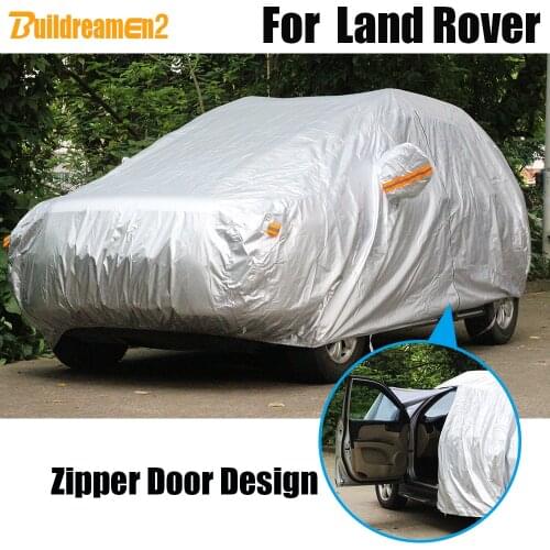 Buildreamen2 Full Car Cover Sun Rain Snow Dust Resistant Cover Waterproof For Land Rover Evoque Freelander Discovery Range Rover