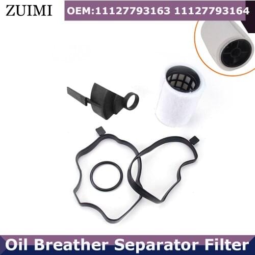 Crank Case Oil Breather Separator Filter For BMW E46 E39 X5 E35 330D 11127793164 752374272452 V20-1112 791313637310 11127793163