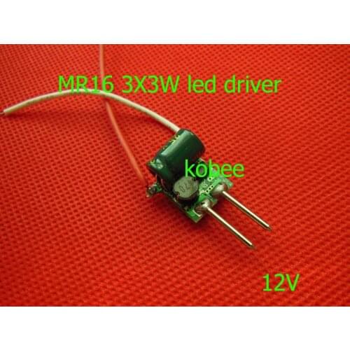 3X3W LED MR16 driver, 3*3W transformer power supply for MR16 12V lamp, power 3pcs 3W LED high power lamp bead