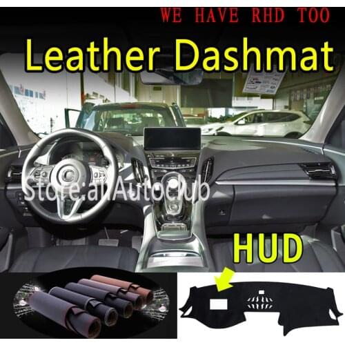 For acura rdx TC1 TC2 2019 2020 2021 Leather Dashmat Car Styling Covers Dash Mat Dashboard Cover Carpet car Accessories Styling
