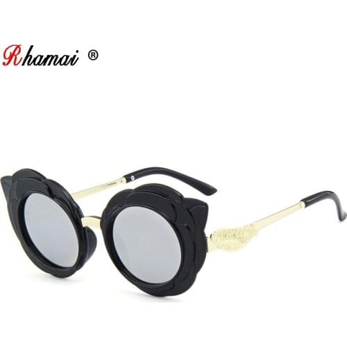 2019 NEW Mango Round Cute kids sunglasses UV400 for Boy girl Lovely baby glasses Children Oculos de sol