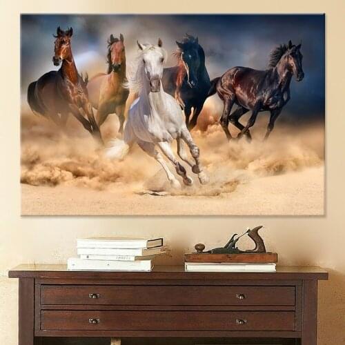 Horse Pentium Home Decoration Canvas Painting Bedroom Bedside Wall Art Pictures Animal Print Aesthetic Room Decor Dropshipping