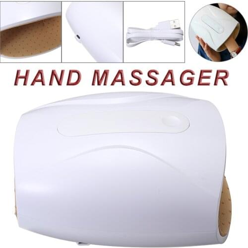 Electric Heated Hand Massager Wrist Palm Finger Massage Machine Numb Pain Relief Body Massage Relaxing Instrument