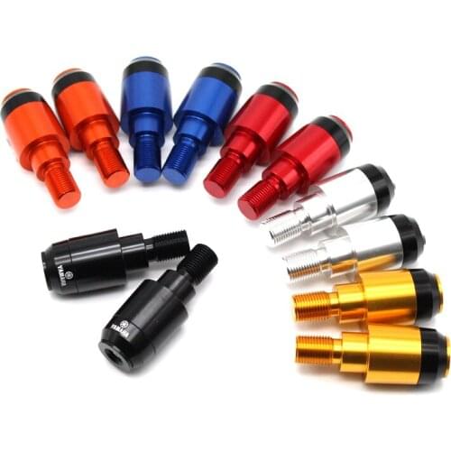 Handlebar Grip Bar Ends Slider For YAMAHA XJ6 YZFR125 MT-125 TDM850 TDM900A SMAX155 Motorcycle Accessories CNC Aluminum