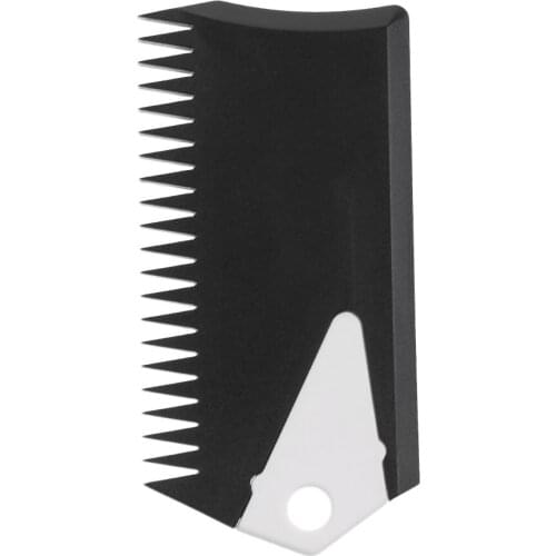 Plastic Surfboard Wax Comb Surf Board Wax Comb Remover with Fin Key Maintenance Safety Tool for Water Surfing Sport