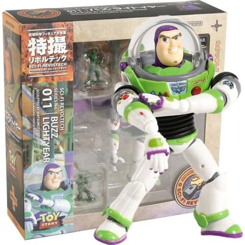 Revoltech Series NO.011 Buzz Lightyear PVC Action Figure Collectible Model Toy