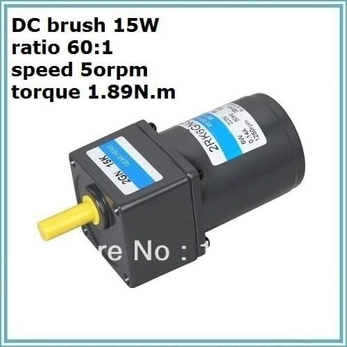 Factory price 15W 24V DC gear motor