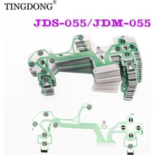 100pcs/lot for ps4 jdm jds 050 jds-055 game controller jdm jds 055 jdm-055 keypad button ribbon film flex cable