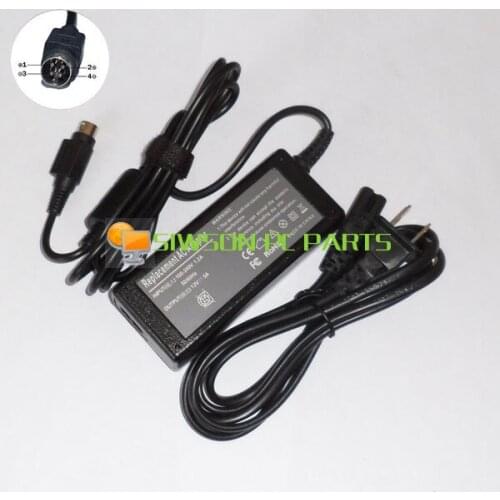 12V 5A 4-Pin Ac Adapter Power SUPPLY + Cord for HP Compaq TFT 1720 L1720 L1750 LCD PC Monitor