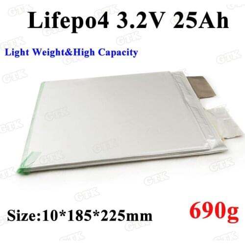 16pcs Lifepo4 3.2v 25ah lifepo4 rechargeable battery 10185225 diy for battery 12v 24v 36v fishing boat kit battery scooter etc