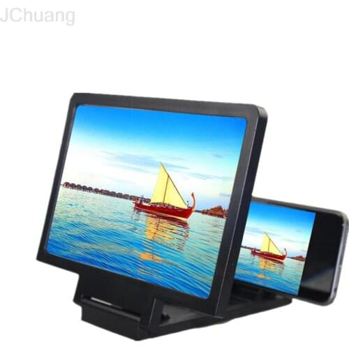 3D Phone Screen Video Magnifier Stereoscopic Amplifying Desktop 3D High Definition Folding Video Screen phone Stand Holder Brack