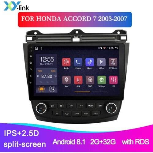 Car multimedia DVD player gps navigation system Android For Honda ACCORD 7 2003-2007 radio audio stereo accessoreis bt no 2 din
