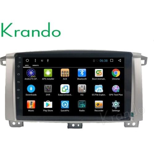 Krando touch screen android 8.0 8'' car radio player multimedia GPS for toyota corolla 2006-2011 audio navigation wifi DVD