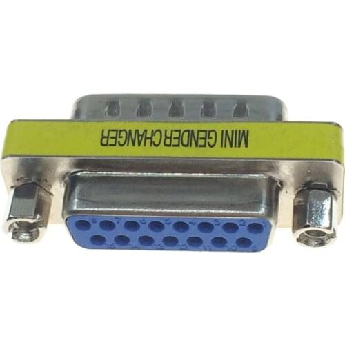 DB15 Male to Female Adapter Two Rows of 15-pin Needle Socket Extension Head Two Rows of 15 Serial Adapters