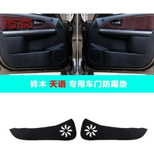 For SUZUKI SX4 4pcs Car Inside Door Cover Scratch Protection Anti Kick Pad Car Interior
