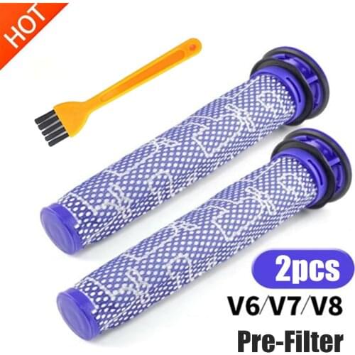 2*Filters Replaces for dyson v6 v7 v8 dc62 DC61 DC58 DC59 DC74 Vacuum Cleaner Filter Part # 965661-01 Fette Filter