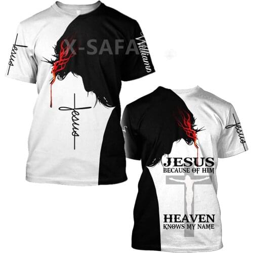 Jesus Warrior Of Christ Amen Men Women 3D All Printed T Shirts Unisex Harajuku Shirt Tee Tops
