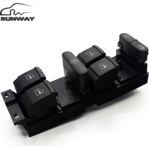 Master Side Electric Window Control Switch Button For Volkswagen VW 1999 - 2004 Golf Jetta MK4 Passat B5 B5.5 SEAT TOLEDO LEON