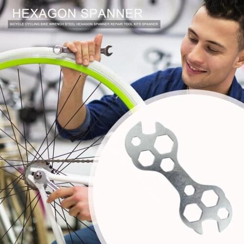 15 in 1 Practical Multi Functions Bicycle Cycling Bike Flat Hexagon Wrench Set Steel Hexagon Spanner For Dropshipping
