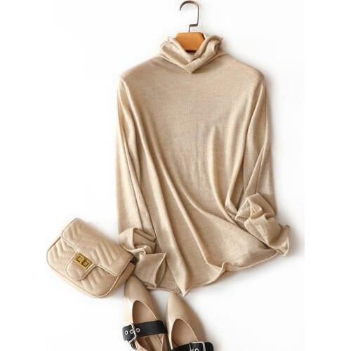 2020 autumn new style worsted 100% cashmere turtleneck sweaters women softness long sleeve ladies warm pullover