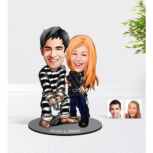 Personalized Custom Sweetheart Caricature Of Wooden Trinket Model-7 Reliable Modern Simple Gift Special Design Good Quality Surprise dear