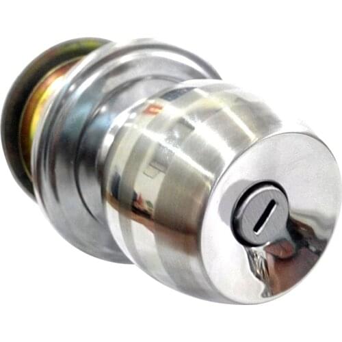Stainless Steel Door Knob Lockset Round Ball Style Privacy Bedroom Bathroom Handle Lockset Stainless Steel Door Knob Set