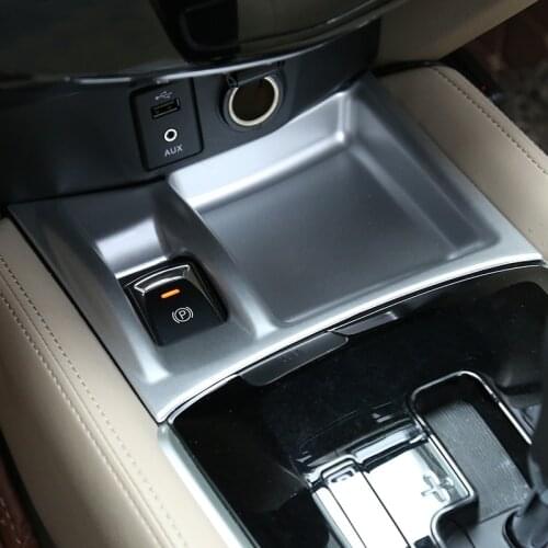 Fit For Nissan X-Trail Rogue T32 2014 - 2017 ABS Gear shift knob Center Console Gearshift Cover Trim Car Styling Accessories