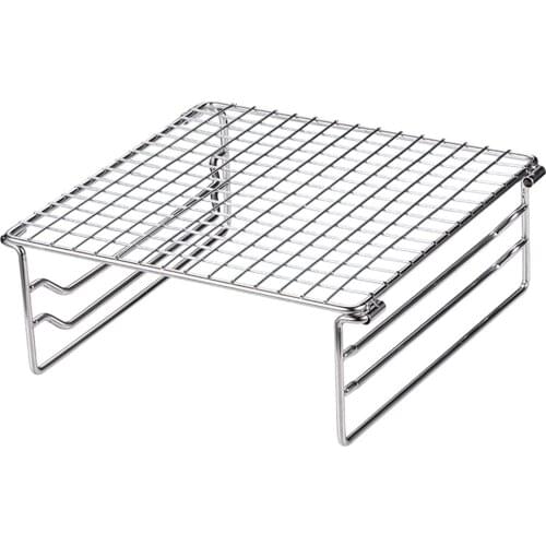 Folding Campfire Grill 304 Stainless Steel Grill Rack for Camping