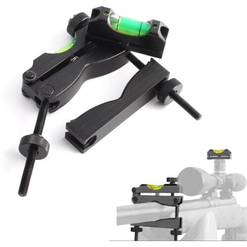Tactical Front Rear Adjustable Riflescope Reticle Leveling System Bubble Level Tool for Hunting Rifle Scope Shooting Equipment