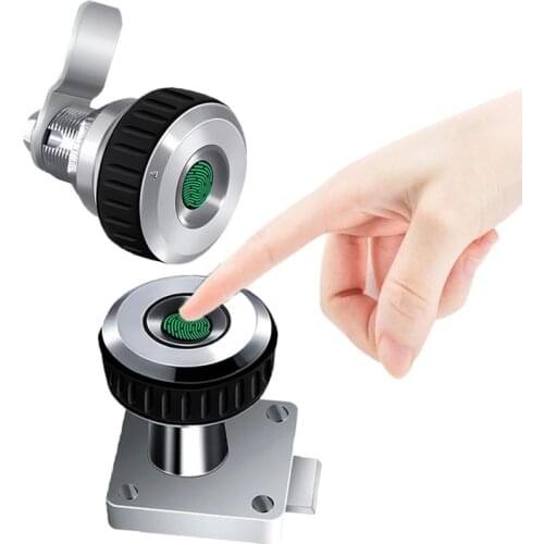 USB Charging Cabinet Lock Smart Fingerprint Lock Drawer Lock 20 Fingerprints Biometric Fingerprint Lock Zinc Alloy