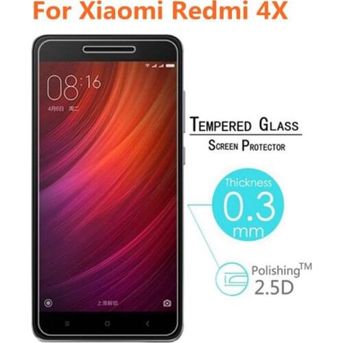 Tempered Glass For Xiaomi Redmi 4X Screen Protector Toughened protective film For Redmi 4X Glass