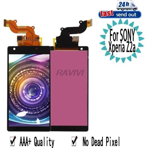 Z2a LCD For SONY Xperia Z2a LCD Display D6563 Touch Screen Digitizer Assembly Replacement For SONY Xperia Z2a
