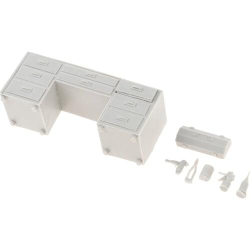 1/35 Resin Model Soldier Scene Sand Table Accessories Workbench Model Toys