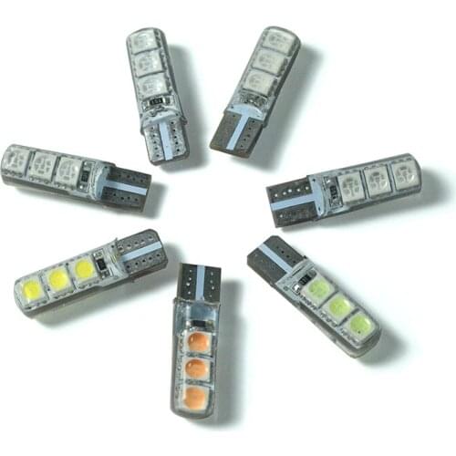 1PC W5WT10 12V Reading LED Car Lights Amber Clearance License Plate Dome Luggage Compartment Bulb Auto Trunk Lamp Interior Fog