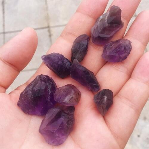 100G Beautiful natural Amethyst crystal Tumbled crystal healing specimen gem mineral home desktop aquarium decoration