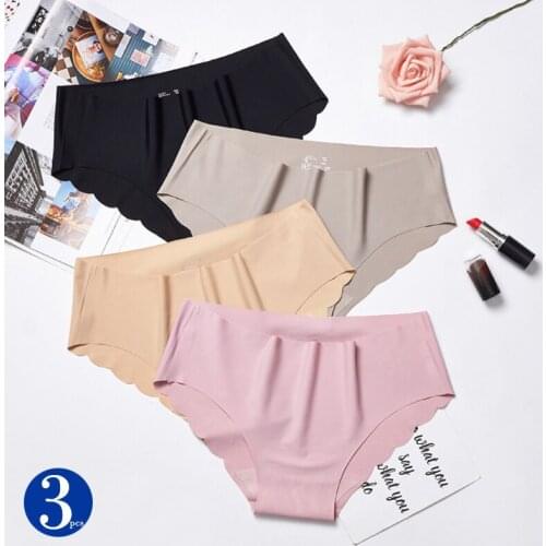 3pcs/Pack Seamless Panties For Women Underwear Panty None Trace Soft Stretch HIpster Female Underpants Drop Shipping Briefs