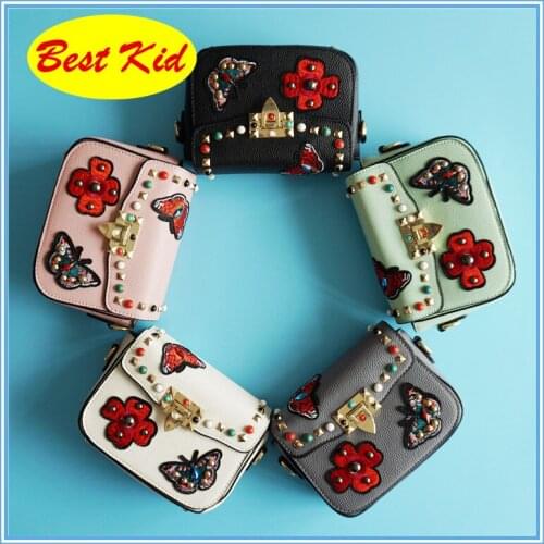 BestKid Bags! Hot Sale Childrens Butterfly bags Kids Small Shoulder Bags for Shopping Baby Birthday gift Toddlers Bags SMT016