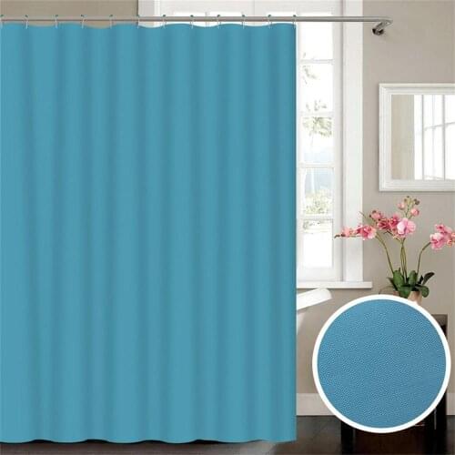 Dafield Teal Decor Shower Curtain Black And White Gray Navy Blue Art Bathroom Curtain Black Set Curtain Solid Color Black White