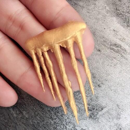 Aouke Icicle Shaped Decorating Molds Cake Silicone Mold Sugarpaste Candy Chocolate Gumpaste Clay Mould J108