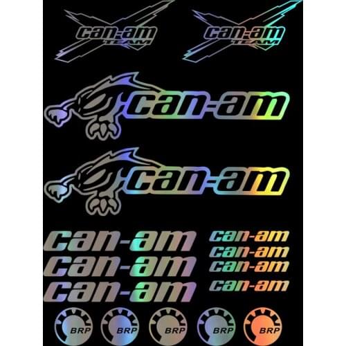 For can-am canam team BRP renegade outlander sticker quad ATV 16Pieces Car Styling