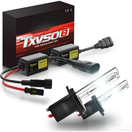 TXVSO8 2021 H7 Kit Xenon Headlights 55W Bulbs 12V Universal H1 H3 H4 H11 9005/HB3 9006/HB4 9012/HIR2 H13 H16 H27 Car HID Lights