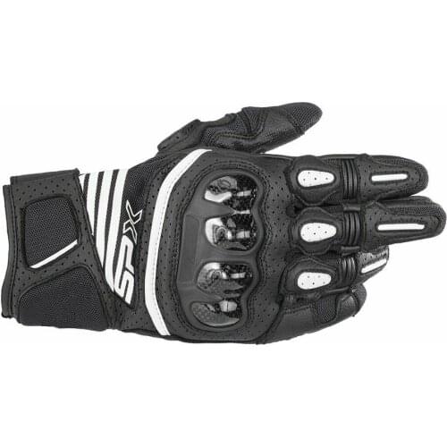 SPX Leather Glove Motociclista Guante Road Racing Motorcycle Gloves luva Moto Motorbike Motocross Gloves MTB