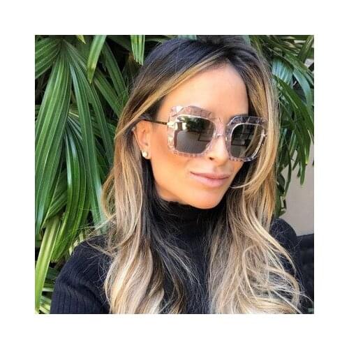 Square Cat Eye Sunglasses Fashion Trendys Womens Eyewear 2020 New Luxury Crystal Sun glasses Shades For Women Elegant Glasses